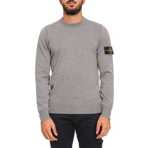 cheap grey stone island jumper